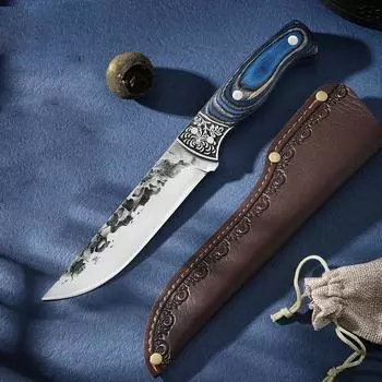 Нож для обвалки из кованой нержавеющей стали, кухонный нож для нарезки мяса, нож для барбекю, резак для фруктов, рыболовный нож