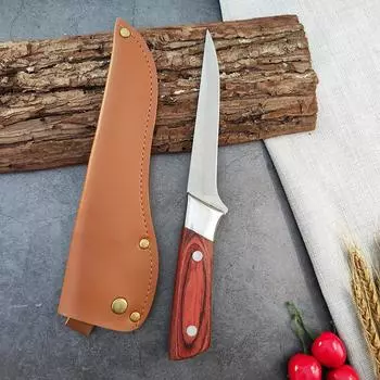 Нож для обвалки из нержавеющей стали, кухонный нож, кухонный нож, охотничий нож, кухонный инструмент