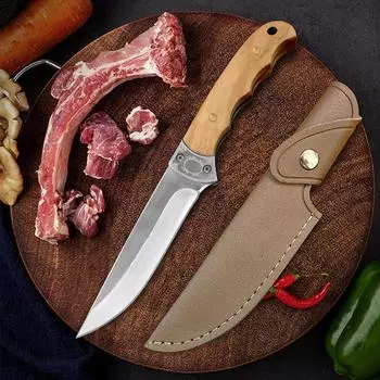 Нож для обвалки из нержавеющей стали Нож для суши Кухонные ножи для резки фруктов и овощей