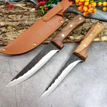 Нож для обвалки из нержавеющей стали, нож для рыбного филе, кухонные ножи, инструмент для резки фруктов size 1