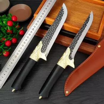 Нож для обвалки из нержавеющей стали, нож для рыбного филе, кухонные ножи, нож для фруктов, овощей, мясник