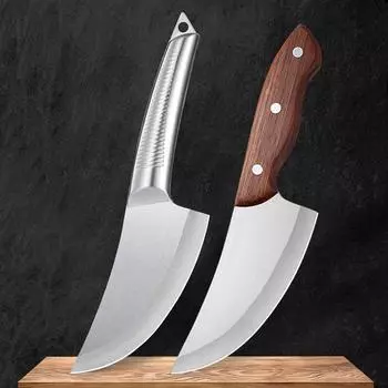 Нож для обвалки из нержавеющей стали, разделительный нож для убоя, кухонный нож для пилинга, нож шеф-повара, нож для мяса style 2