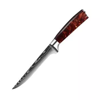 Нож для обвалки, кухонные ножи из нержавеющей стали, мясо, рыба, фрукты, овощи, нож шеф-повара, японский топор с крышкой 1pcs