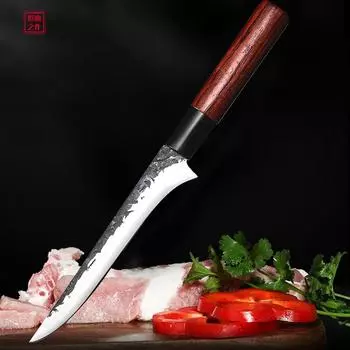 Нож для обвалки рыбы из нержавеющей стали, нож для филетирования рыбы, острый нож для нарезки, рыболовный нож, кухонный инструмент boning knife