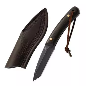 Нож для обвалки Тесак Шеф-повар Мясник Ножи для фруктов и мяса Универсальный нож для очистки овощей Рыболовный нож с ножнами A