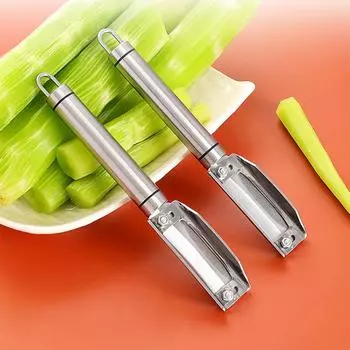 Нож для очистки салата Кухонный многофункциональный нож для очистки овощей Нержавеющая сталь для очистки листьев салата тыквы спаржи