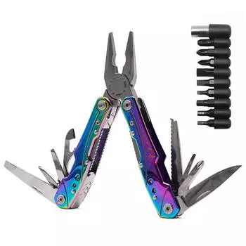 Нож для отдыха на природе Плоскогубцы Наборы отверток Инструмент для выживания Складные плоскогубцы Портативное походное снаряжение Аварийный набор инструментов EDC