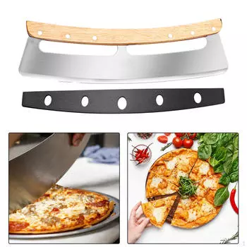 Нож для пиццы Rocker, лезвие для сырного пирога, хлеба, ломтерезки