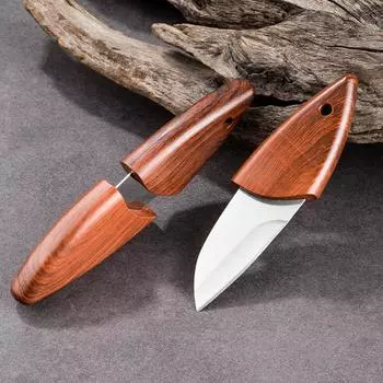 Нож для разделки мяса из нержавеющей стали, мини-кухонные ножи, карманный нож, походный нож, портативный нож для рыбалки и отдыха на природе