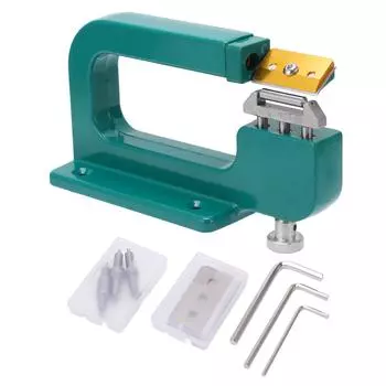 Нож для резки кожи, 4 размера, регулируемые ролики, двухстороннее лезвие с 3 отверстиями, алюминий