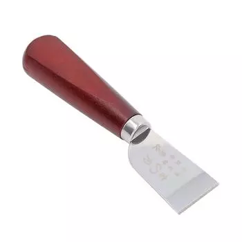 Нож для резки кожи, самодельный нож из нержавеющей стали для резки кожи с ручкой в виде бревна