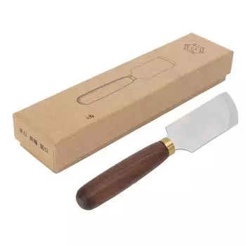 Нож для резки кожи, сделай сам, скос кожи, нож для резки кромок с деревянной ручкой, работа с кожей