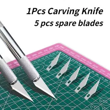 Нож для скрапбукинга, изготовление карт, прецизионная резка, хобби-нож, резьба по бумаге, ремесло, керамика, глина, скульптура, керамические инструменты