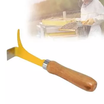 Нож для скребка для улья из нержавеющей стали, инструмент для пчеловодства, инструменты для пчеловодства, оборудование, расходные материалы для пчеловодства оранжевый