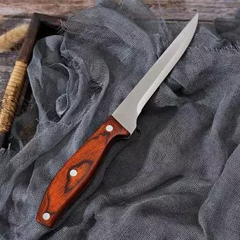 Нож для убоя из нержавеющей стали Нож для обвалки Нож для нарезки Нож для фруктов Нож для резки