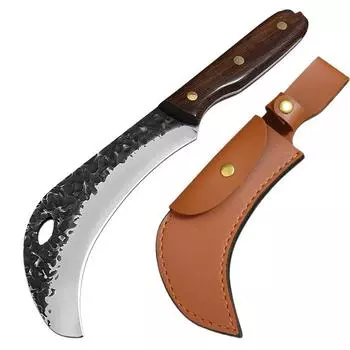 Нож для убоя со стальной головкой, Фабрика мясных соединений, Нож для убоя, Пилинг, резка говядины, Профессиональный нож, Острый кухонный нож для обвалки With Cover