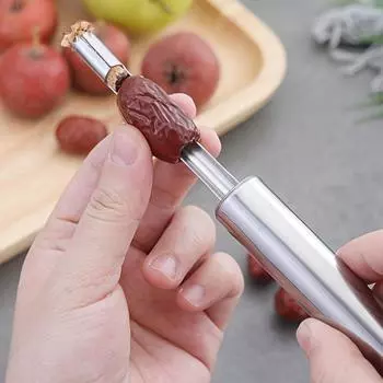 Нож для удаления сердцевины из фруктов из нержавеющей стали — простой в использовании и долговечный кухонный гаджет для яблок и груш 0.31inch Core Remover