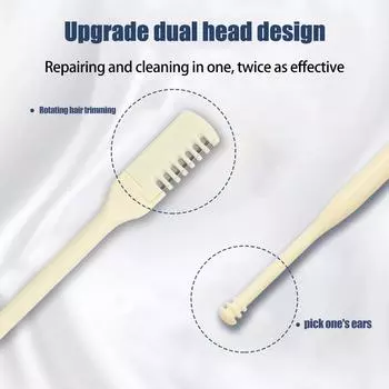 Нож для волос в носу ручной безопасный нож для волос в носу с двойной головкой портативный мужской нож для волос в носу (2 куска) One Size
