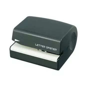 Нож для вскрытия писем Plus, черный, на батарейках OL-001 35-131