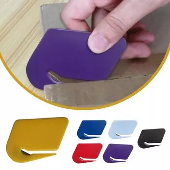 Нож для вскрытия писем, резак для конвертов - Почтовый ножДля офисов, дома и деловых поездок - Открыватели со скрытой защитой One Size синий