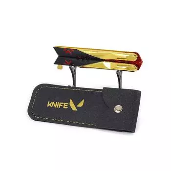 Нож Game Champions 2022 года, ярко-красный рубиновый нож для боевых искусств, игровая коллекция, украшение для стола, рюкзак, подвеска, подарок One Size