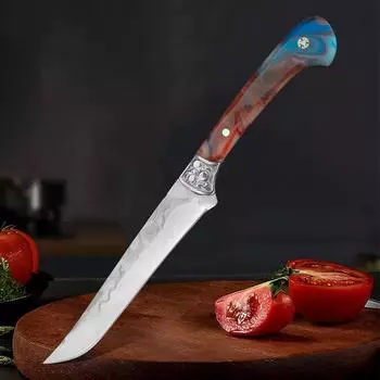 Нож из нержавеющей стали для обвалки мяса, нож для нарезки фруктов, нож ручной ковки, нож для разделки мяса, кухонные принадлежности