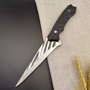 Нож из нержавеющей стали для обвалки мяса, кухонный поварской тесак, ручной кованый нож для разделки мяса, ножи для барбекю, рыбалки