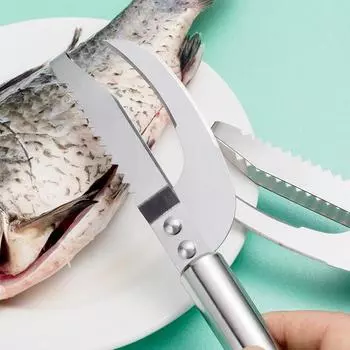 Нож из нержавеющей стали для рыбной пасти, бытовой инструмент для уничтожения рыбы, кухонный нож для удаления рыбьей пасти и кишечника