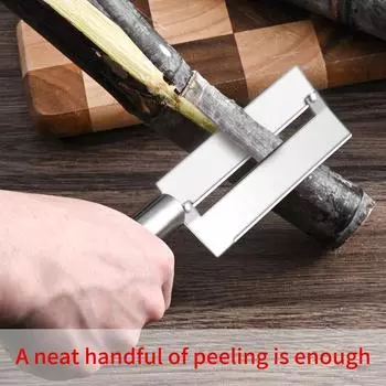 Нож из нержавеющей стали для тростника Нож для чистки тростника Нож для чистки ананасов Инструмент для удаления черных пятен с ананасов Нож для нарезки фруктов Нож для тростника