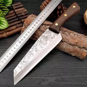 Нож мясника ручной ковки, тесак для мяса, кухонные ножи для нарезки рыбы, нож для обвалки повара one knife