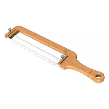 Нож-пила для нарезки хлеба на закваске, с двусторонними лезвиями, инструмент для точной нарезки домашнего хлеба, бейглов, фруктов, овощей A