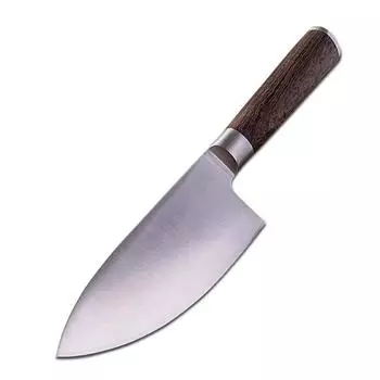Нож шеф-повара Кухонный нож из нержавеющей стали Нож для разделки рыбы Острый бытовой нож для нарезки мяса Фруктовый нож without cover