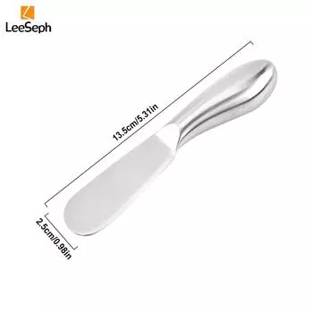 Ножи для нарезки сыра Leeseph, нож для масла из нержавеющей стали, для торта, сыра, холодного масла, джема, крема, выпечки, кухонных гаджетов
