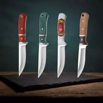 Ножи для очистки овощей из нержавеющей стали, многоцелевой кухонный нож, столовые приборы для стейков из дерева, нож для чистки овощей, топор, резак, столовый инструмент Facas