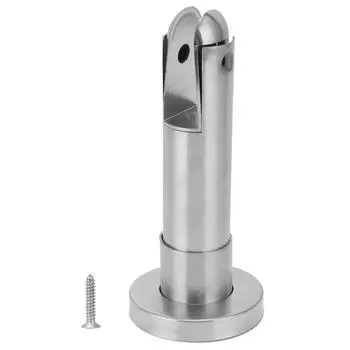 Ножка для поддержки перегородки из нержавеющей стали, зажим для стеклянного ограждения для общественной ванной комнаты, туалета, уборной