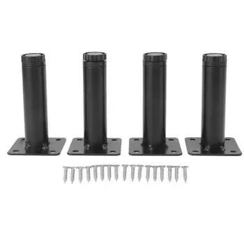 Ножки для мебели, регулируемые железные ножки для шкафа, металлическая круглая опорная ножка для дивана, регулируемые ножки для