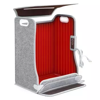 Ножная панель 6D не имеет места для тепла NIPPONSPACE Панель Ножная панель Стол Подставка для смартфона Складной наклонный стол Домашний холодный инфракрасный стол температура 4