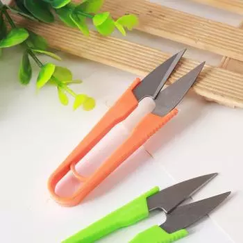 Ножницы 1 шт., маленькие ножницы для вышивки крестиком, высокое качество, обрезка, U-образные кусачки, универсальные кусачки для вышивания, новая ручная работа