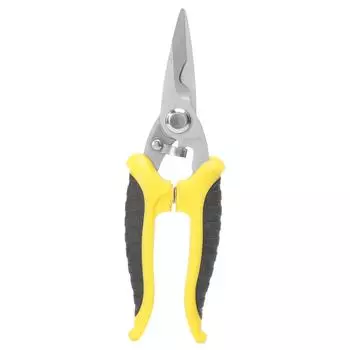 Ножницы электрика из нержавеющей стали, прочные, многоцелевые кусачки с эргономичной ручкой, 7 дюймов 17.78cm / 7in
