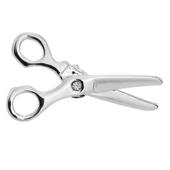 Ножницы булавки булавка на лацкан булавка175 серебряный