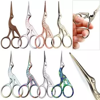 Ножницы для бровей из нержавеющей стали, ножницы для ленты для носа, удаления волос на лице, триммер для бровей, бритва для бровей, женский инструмент для макияжа