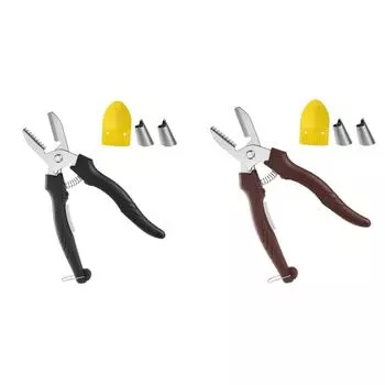 Ножницы для каштанов Инструмент для чистки каштанов из нержавеющей стали (Черный с аксессуарами)