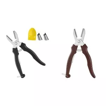 Ножницы для каштанов Инструмент для чистки каштанов из нержавеющей стали (Черный с аксессуарами)