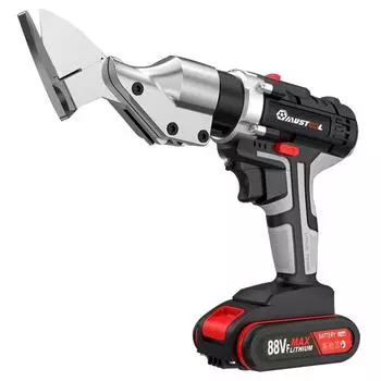 Ножницы для листового железа, кусачки из углеродистой стали, 88VF, аккумуляторные электрические ножницы с литий-ионной батареей, инструменты для резки металла 1 x Battery