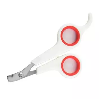 Ножницы для ногтей для собак и кошек, кусачки для ногтей с ручкой, утолщенные когтевые ножницы, кусачки для ногтей для локтей и собак, товары для животных белый