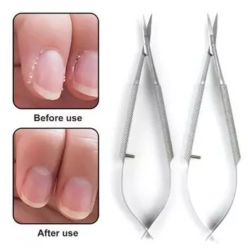 Ножницы для ногтей и кутикулы, нескользящие, антикоррозийные, острые, плотно закрывающиеся, с одной крестообразной пружиной, в русском стиле, с защитным чехлом, для повседневной жизни A