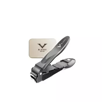 ножницы для ногтей новые из нержавеющей стали, изогнутые, удобные для личного использования, премиальные, популярные для повседневного использования и в качестве подарка, с пилкой и хранилищем, высококлассные