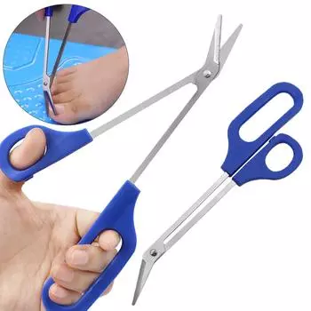 Ножницы для ногтей с длинной ручкой, 1 шт., ножницы для кутикулы, ножницы из нержавеющей стали для ногтей, инструмент для педикюра и маникюра