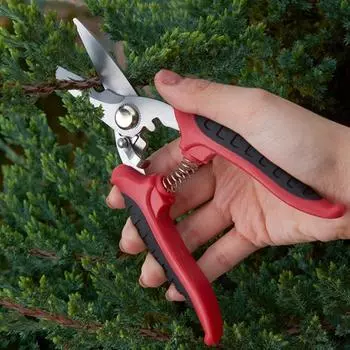 Ножницы для обрезки острых износостойких растений, резак для ветвей бонсай, садовые ножницы, товары для дома красный