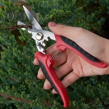 Ножницы для обрезки острых износостойких растений, резак для ветвей бонсай, садовые ножницы, товары для дома красный